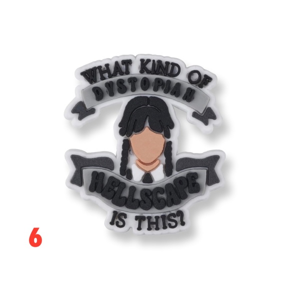 The Addams Family Croc Jibbitz Shoe Charms - Picture 8 of 11